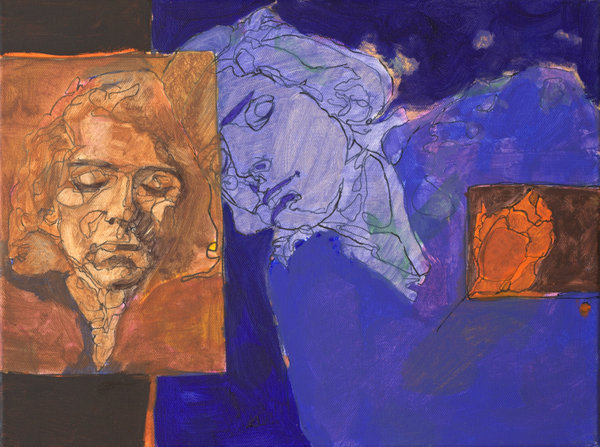 Rose - 30x40 - huile sur toile